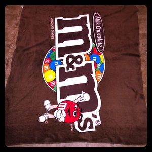 M&M throw blanket